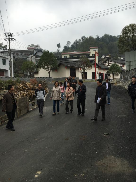 在湖南省凤凰县阿拉营镇舒家塘扶贫搬迁集中安置点考察